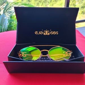 Gold Gods gold plated sunglasses